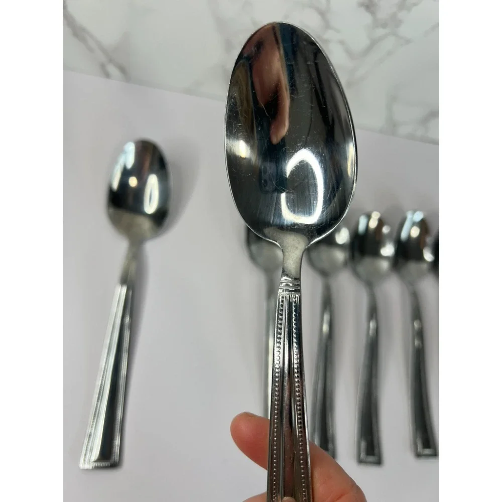 Pfaltzgraff Miranda Set of 7 Spoons -5 Teaspoons 7